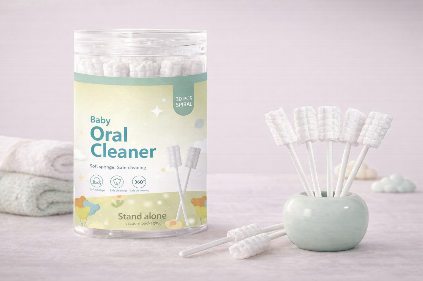 Gentle Oral Care Swabs